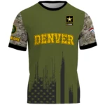 Denver Broncos T-Shirt x U.S. Army 250th Celebration Night Game Limited Personalize Name