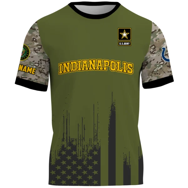 Indianapolis Colts T-Shirt x U.S. Army 250th Celebration Night Game Limited Personalize Name