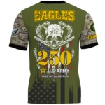 Philadelphia Eagles T-Shirt x U.S. Army 250th Celebration Night Game Limited Personalize Name