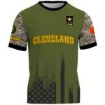 Cleveland Browns T-Shirt x U.S. Army 250th Celebration Night Game Limited Personalize Name