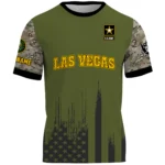 Las Vegas Raiders T-Shirt x U.S. Army 250th Celebration Night Game Limited Personalize Name