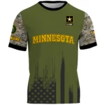 Minnesota Vikings T-Shirt x U.S. Army 250th Celebration Night Game Limited Personalize Name
