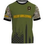 New Orleans Saints T-Shirt x U.S. Army 250th Celebration Night Game Limited Personalize Name