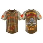 Los Angeles Angels x US Marine Corps 250th Birthday 3D Baseball Jersey Limited 2026 Custom Your Name