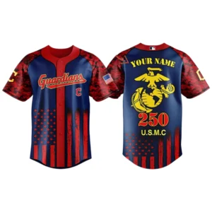 Cleveland Guardians x USMC 250th Birthday 3D Baseball Jersey Limited 2026 Custom Your Name