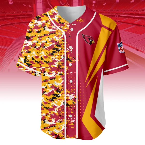 Arizona Cardinals 3D Baseball Jersey Custom Name & Number