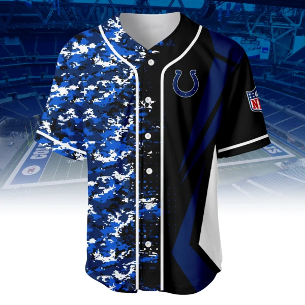 Indianapolis Colts 3D Baseball Jersey Custom Name & Number