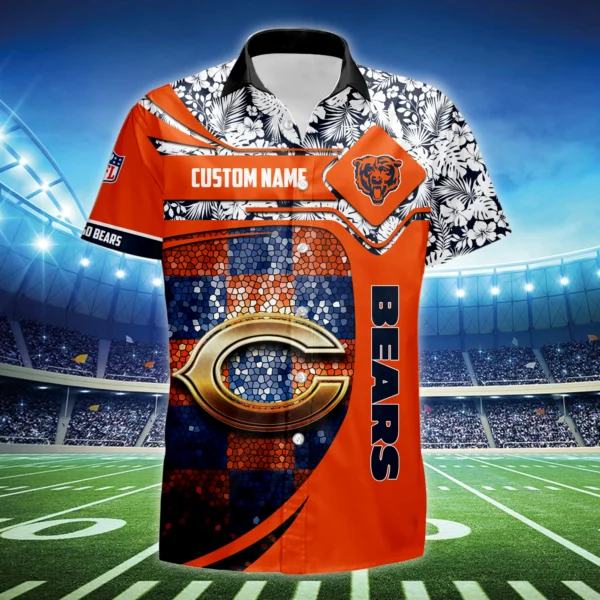 Chicago Bears 3D Hawaiian Shirt 2026 Limited Custom Name