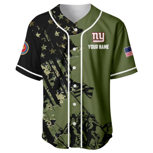 New York Giants x USMC Veteran 3D Baseball Jersey Limited 2026 Custom Your Name