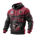 Atlanta Falcons Pullover Hoodie Waffle Knit Color Options