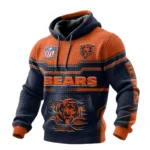 Chicago Bears Pullover Hoodie Waffle Knit Color Options