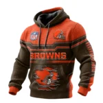 Cleveland Browns Pullover Hoodie Waffle Knit Color Options