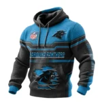 Carolina Panthers Pullover Hoodie Waffle Knit Color Options