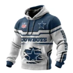 Dallas Cowboys Pullover Hoodie Waffle Knit Color Options