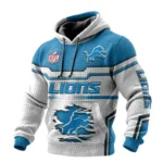 Detroit Lions Pullover Hoodie Waffle Knit Color Options