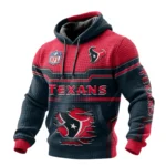 Houston Texans Pullover Hoodie Waffle Knit Color Options
