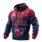 New England Patriots Pullover Hoodie Waffle Knit Color Options