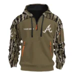 Atlanta Braves Half Zip Hoodie Personalize Name 2027 New Limited