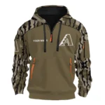 Arizona Diamondbacks Half Zip Hoodie Personalize Name 2027 New Limited