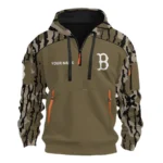 Boston Red Sox Half Zip Hoodie Personalize Name 2027 New Limited