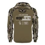 Colorado Rockies Half Zip Hoodie Personalize Name 2027 New Limited