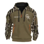 Colorado Rockies Half Zip Hoodie Personalize Name 2027 New Limited