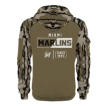 Miami Marlins Half Zip Hoodie Personalize Name 2027 New Limited