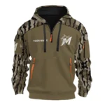 Miami Marlins Half Zip Hoodie Personalize Name 2027 New Limited