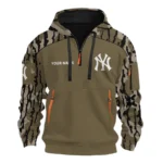 New York Yankees Half Zip Hoodie Personalize Name 2027 New Limited