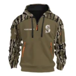 Seattle Mariners Half Zip Hoodie Personalize Name 2027 New Limited