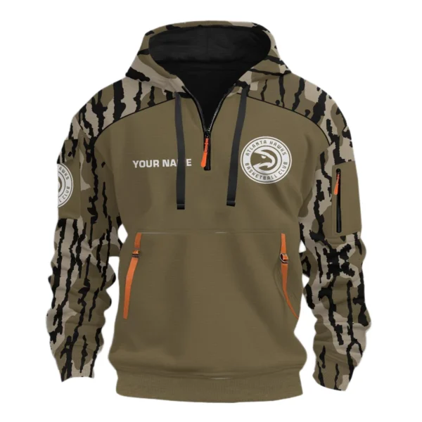 Atlanta Hawks Half Zip Hoodie Personalize 2027 Limited