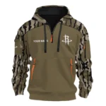 Houston Rockets Half Zip Hoodie Personalize 2027 Limited