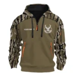 Milwaukee Bucks Half Zip Hoodie Personalize 2027 Limited