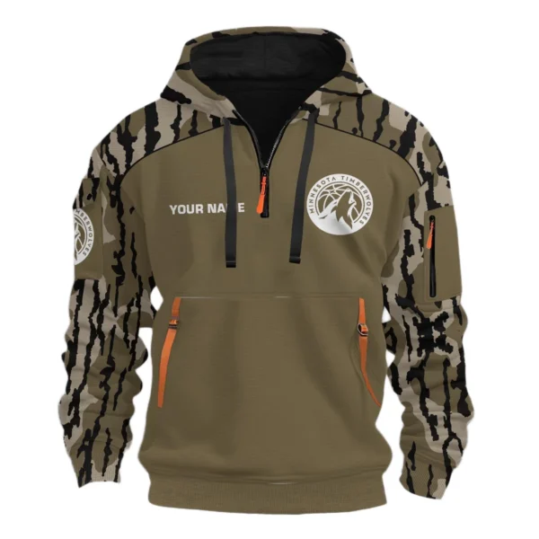 Minnesota Timberwolves Half Zip Hoodie Personalize 2027 Limited