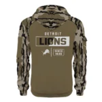 Detroit Lions Half Zip Hoodie Customize Your Name