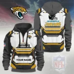 Jacksonville Jaguars Half Zip Hoodie Custom Your Name