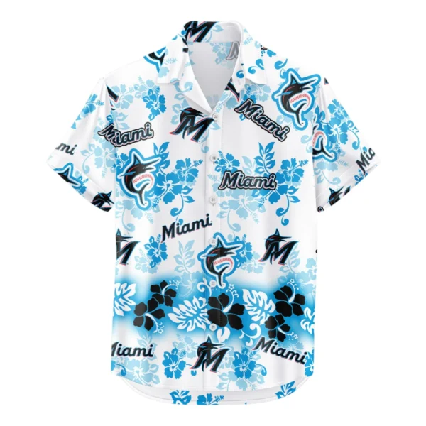 Miami Marlins 3D Hawaiian Shirt Limited Premium Material Options