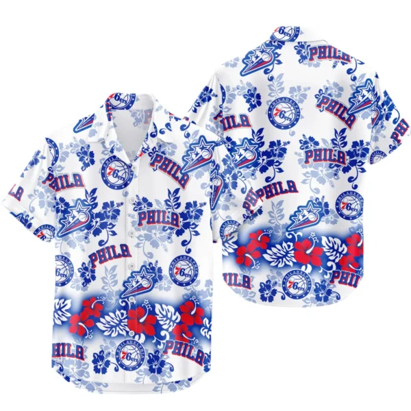Philadelphia 76ers Hawaiian Shirt New Limited Premium Material Options Edition Premium