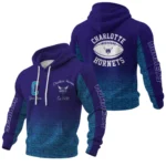 Charlotte Hornets Pullover Hoodie Waffle Knit Personalize Name Limited