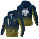 Denver Nuggets Pullover Hoodie Waffle Knit Personalize Name Limited