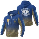 Golden State Warriors Pullover Hoodie Waffle Knit Personalize Name Limited