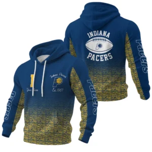 Indiana Pacers Pullover Hoodie Waffle Knit Personalize Name Limited