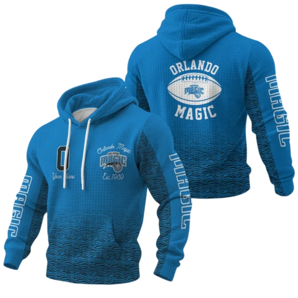 Orlando Magic Pullover Hoodie Waffle Knit Personalize Name Limited