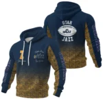 Utah Jazz Pullover Hoodie Waffle Knit Personalize Name Limited