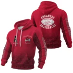 Arkansas Razorbacks Pullover Hoodie Waffle Knit 2027 Personalize Name