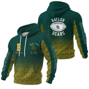 Baylor Bears Pullover Hoodie Waffle Knit 2027 Personalize Name