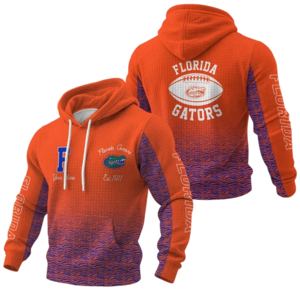 Florida Gators Pullover Hoodie Waffle Knit 2027 Personalize Name