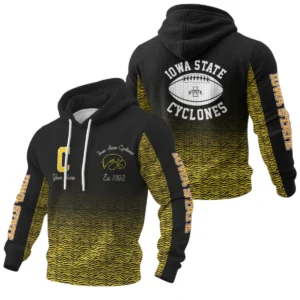 lowa State Cyclones Pullover Hoodie Waffle Knit 2027 Personalize Name
