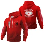 Nebraska Cornhuskers Pullover Hoodie Waffle Knit 2027 Personalize Name