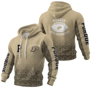 Purdue Boilermakers Pullover Hoodie Waffle Knit 2027 Personalize Name